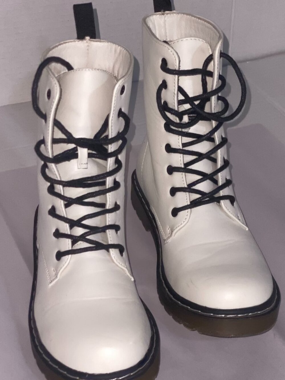 Lace-up Combat Boots